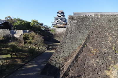 石垣と大天守