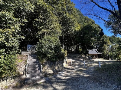 城址碑及び城址風景