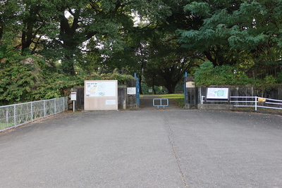 本丸北側公園入口