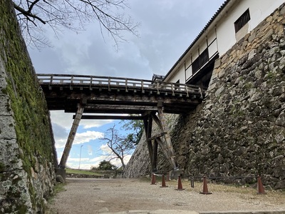 彦根城・落とし橋と天秤櫓