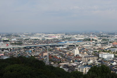 小牧山歴史館からの眺め１