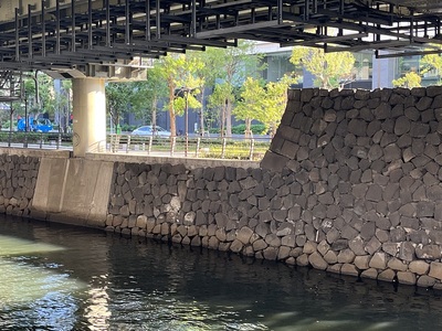 一ツ橋門跡(石垣)