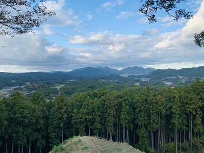宇田松山城跡からの眺望