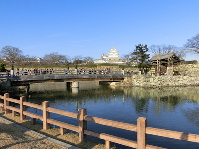 桜門橋からの姫路城