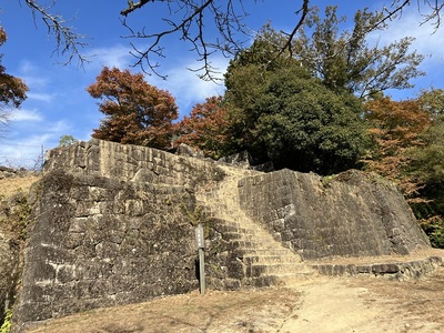 苗木城跡・大矢倉跡