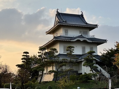 模擬天守(天神曲輪から)