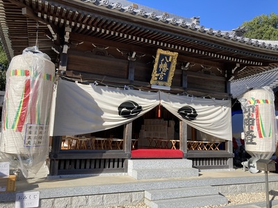 祭日の東尾八幡社