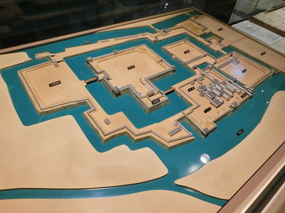 加納城縄張模型