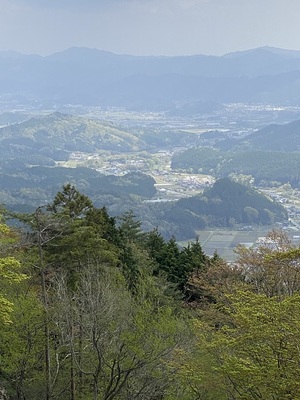 本丸からの眺望(丹波篠山市側)