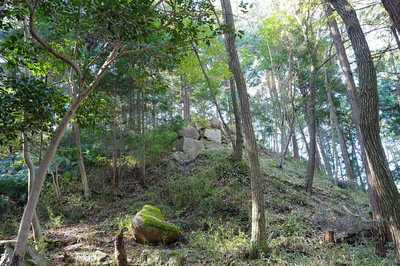 主郭北・東辺の石垣