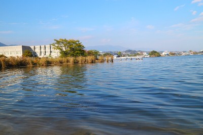 坂本城本丸跡（南側より）