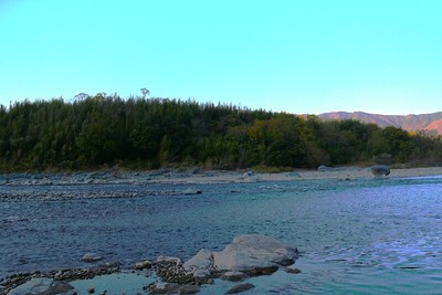 城址風景（南側）