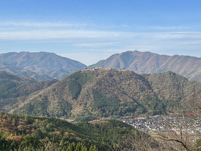 立雲峡第２展望台から