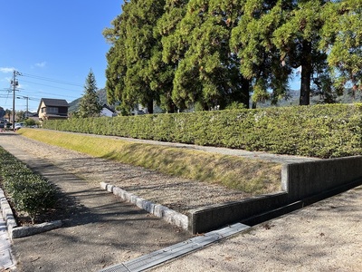 大内氏館土塁跡