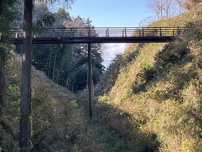 本丸跡空堀