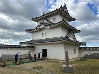 坤櫓の内部公開中でした