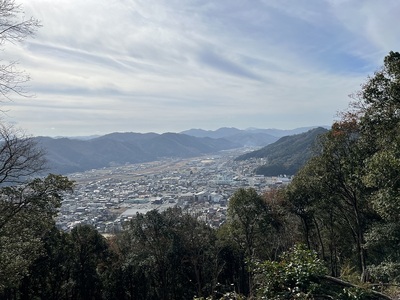 勢溜の段からの眺望