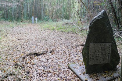 城址風景（北側）