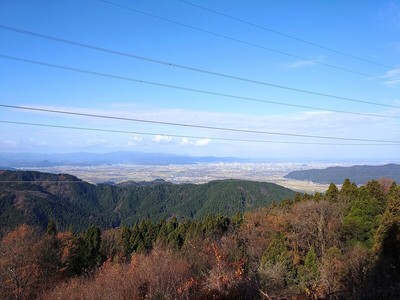 宿直跡から眺める福井平野