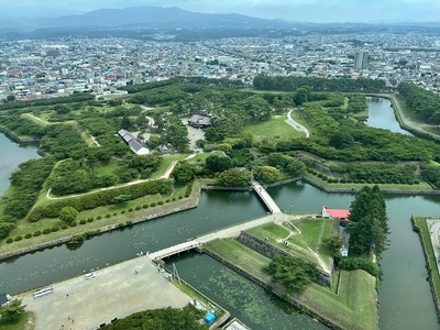 五稜郭タワーからの五稜郭