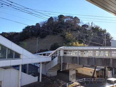 蔵波城跡、長浦駅から