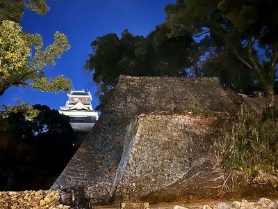 小天守と石垣〜棒庵坂より