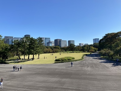 天守台から大奥跡