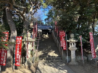 小栗原稲荷神社参道