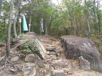 山城への大手道