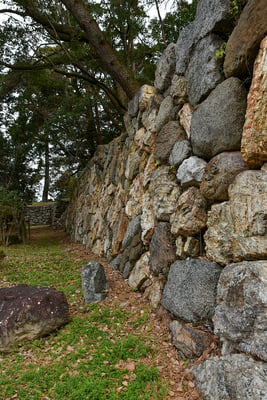 吉田城　石垣