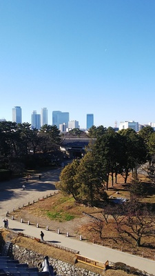 西南隅櫓からの景色