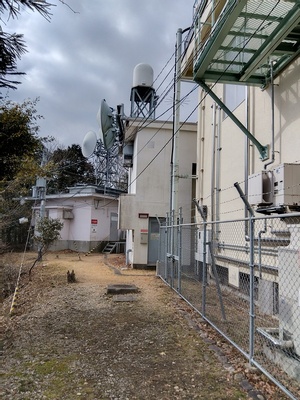 本丸に建つテレビ塔