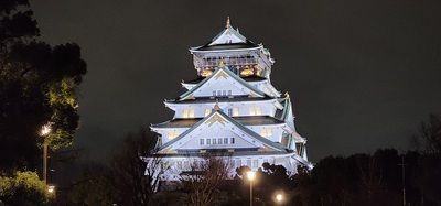 令和六年元日未明の天守