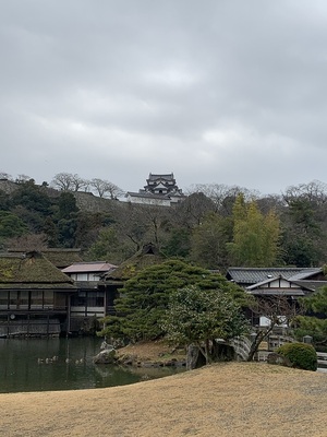 玄宮園からの眺め