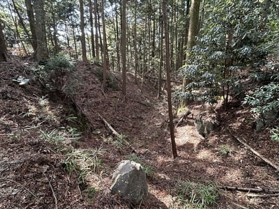 西方尾根の空堀