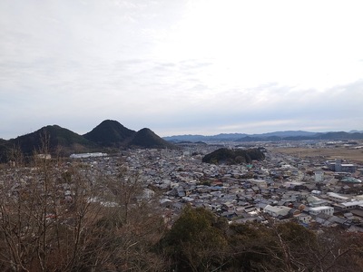 小倉山展望台からの眺め