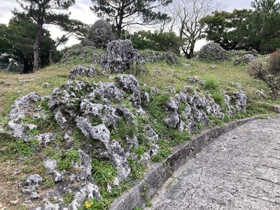 浦添グスク　石垣跡