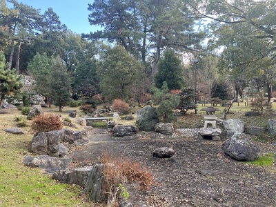 西の丸跡の庭園