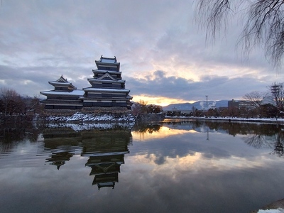 朝日と共に