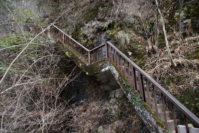 登城路の階段