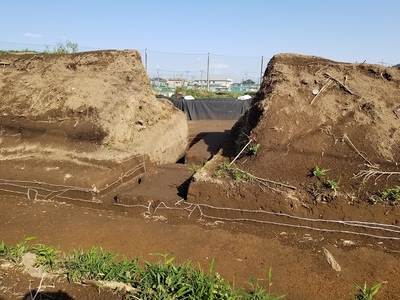 発掘調査現場