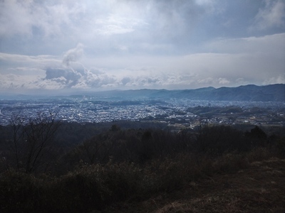 本丸から津山市内