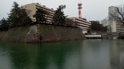 天守台と山里口御門