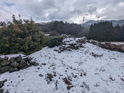 天守台の石垣