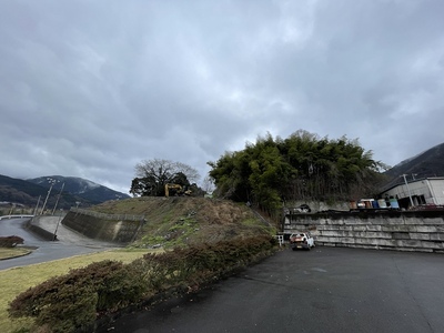 田ノ岡城の全景