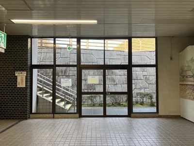 三原駅内にある登城口