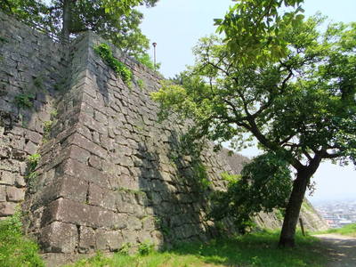 三の丸石垣（西側）