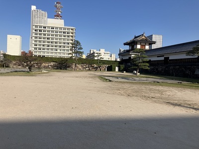 二の丸内側の馬場