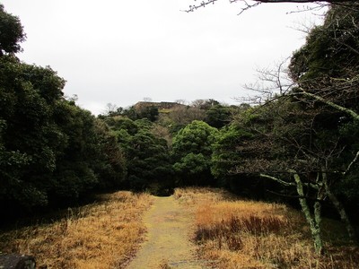 内膳丸より本丸を望む