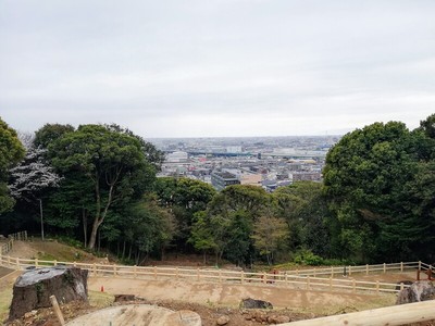 主郭から南方の眺望